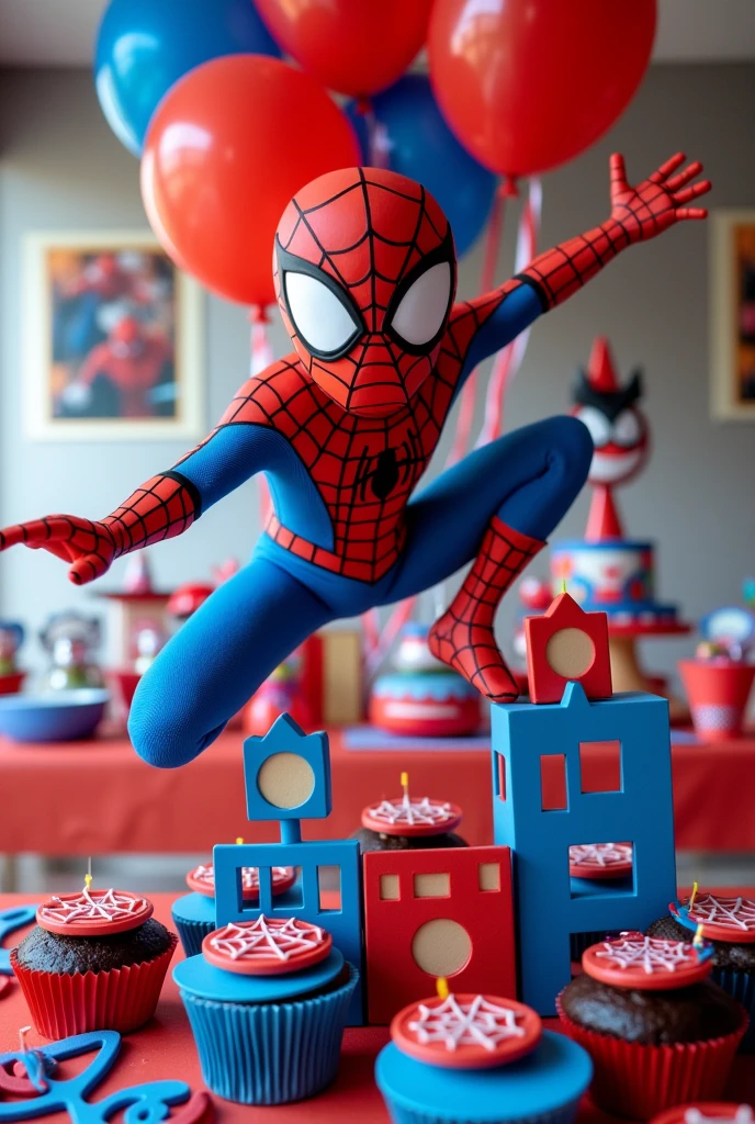 Create a Spider-Man birthday theme