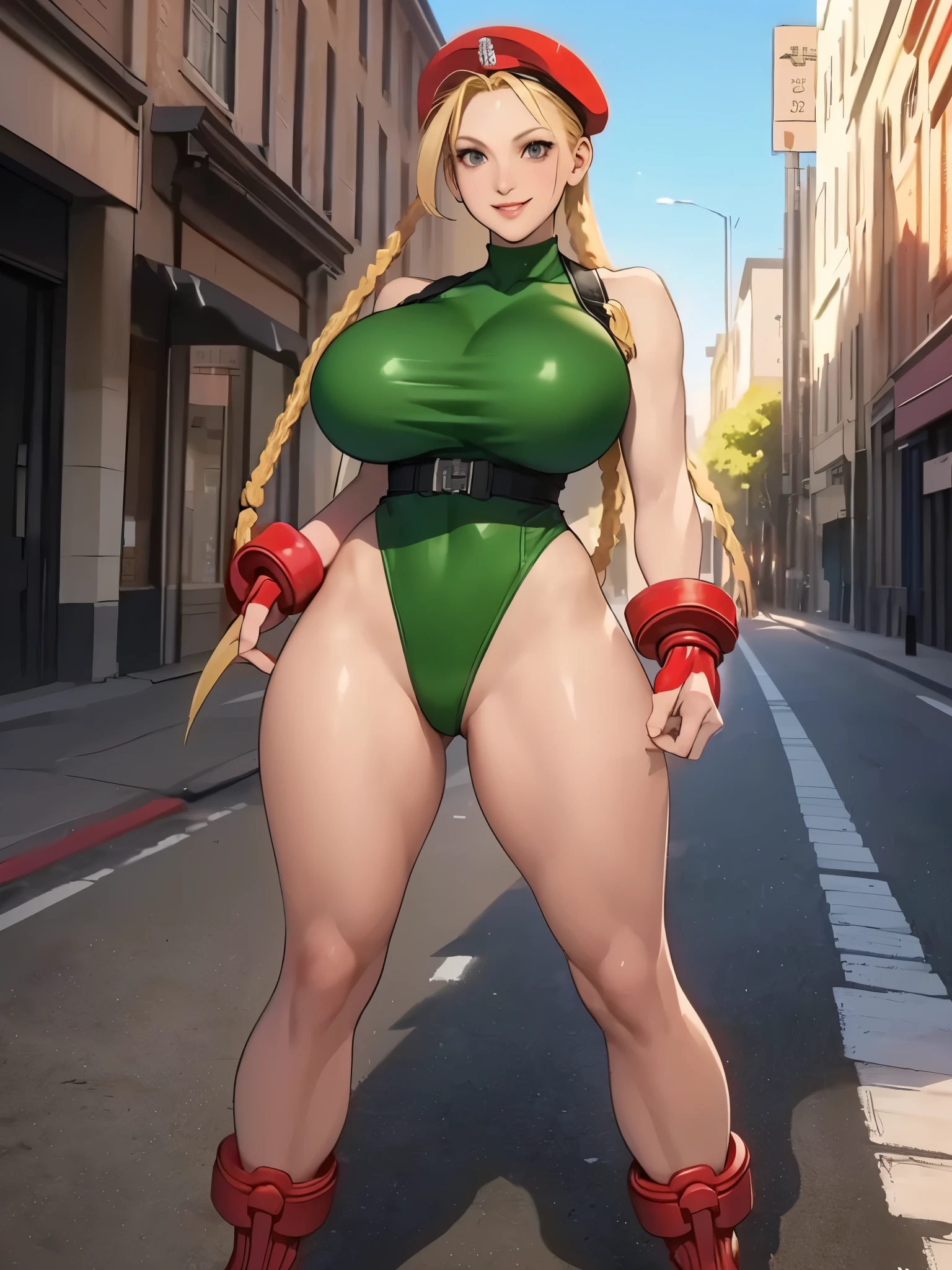 (Full body image),(latex:1.5),((美しい巨大なtits:1.5)),(Fighting:1.5),((Saggy Huge Breasts:2.0)),(Cammy from Street Fighter 2:2.0),(Beautiful brown eyes:1.5),(Cosplay Photo),((Huge Breasts: 2.0)),((smile:1.5)),(Saggy Huge Breasts:2.0),((The perfect proportions:1.5)), ((Huge Breasts: 2.0)), ((Huge Breasts: 2.0)),tits,大きな,Street Fighter、full Body, Anime Very Detailed, Perfect Body with Realistic Shading, Have Large Breasts, Photorealistic Perfect Body, Smooth Anime CG Art