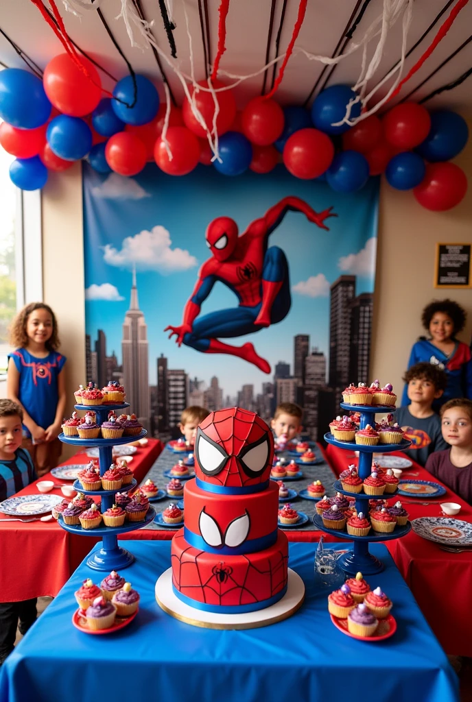 Create a Spectacular Spider-Man and Friends Birthday Theme.