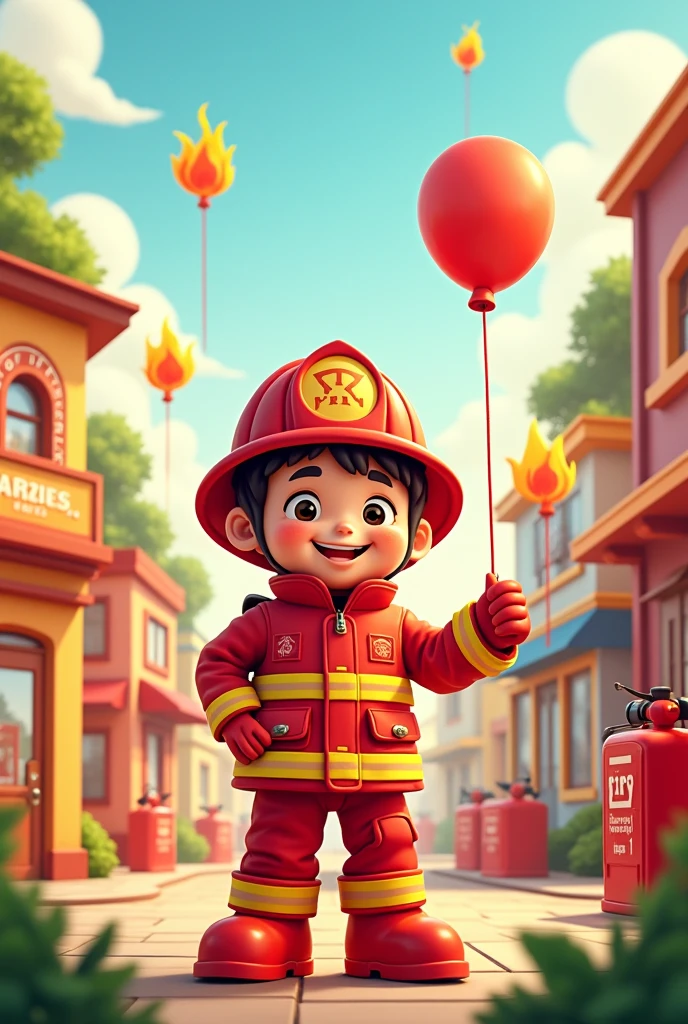 Vaitik Fire safety unique background