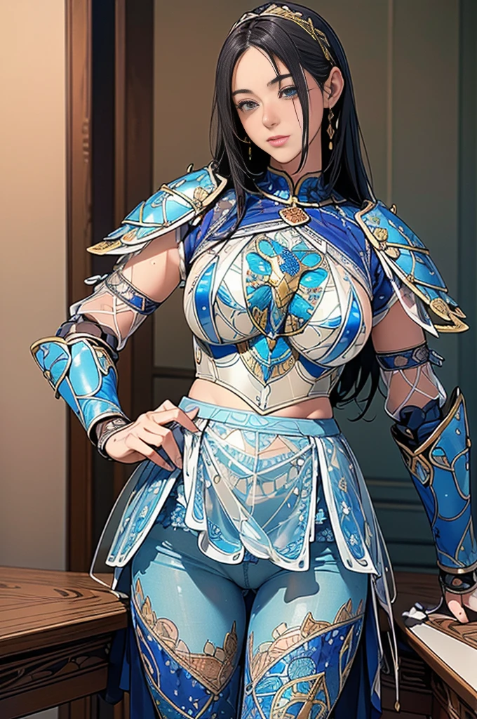 Highest quality}, {とてもbeautiful}, {Very detailedな}, {最高のAn illustration}, masterpiece,(((Skirt Lift:1.5))),((Showing off micro pants:1.4)),garter belt:1.5,((Holy Knight)), Smooth breastplate, ((Blue armor:1.5))、((((Extremely detailed and intricately decorated armor:1.35)))),Red Cowboy Shot,smooth udder、big 、(Golden Ratio,Tabletop, Highest quality, Highest quality, Official Art, beautifully、beautiful:1.2), Very detailed, colorful,Best details,An illustration, Great scene, (Adult,19 years old,one person's, alone, Final Fantasy 12,Asheria:1.5, Asheria:1.5, Asheria:1.5, Curly Hair:1.5, Long Hair,Silver Hair:1.2,Asheria Costume:1.5, Asheria Costume:1.5, ,Knee socks, Thighs Thighs Thighs Thighs, gem, Blue Belt,Belt number 1),Course of action, A look of contempt ,Whole body 1.5, squat, Spread your legs