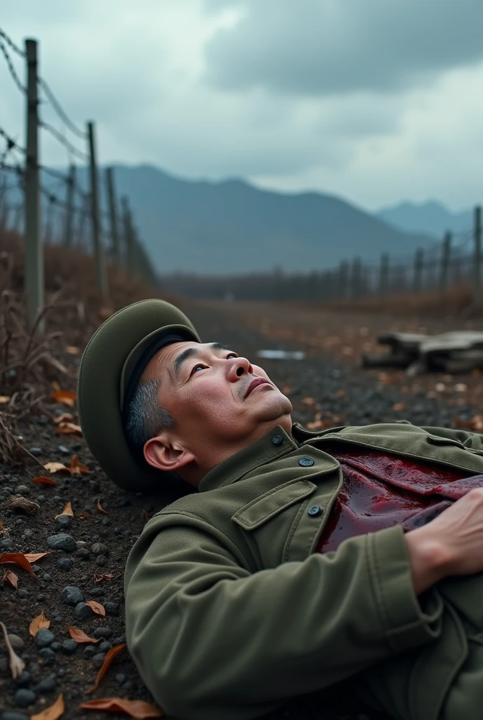 North Korean soldier in his fifties dies of gunshot to the heart