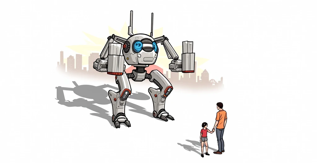 Robots are carrying the city.