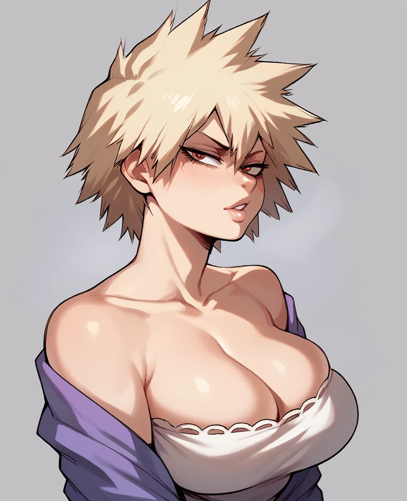 Sexy Mitsuki Bakugo, big breasts