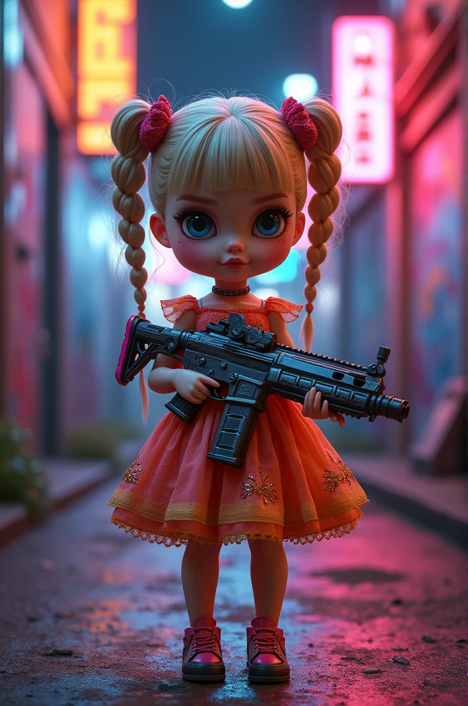 I want a little doll holding a Free Fire gun