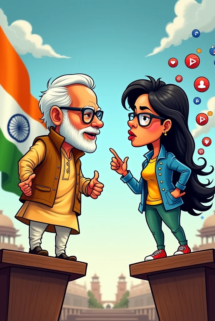 Modi versus Mia Khalifa