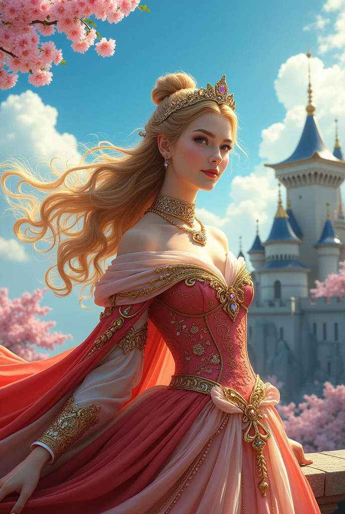 Excellence HD 8K Female Classical Art Comics Princess