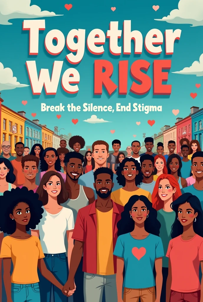 design a poster to address the social stigma related to HIV/AIDS, STIs in your community
