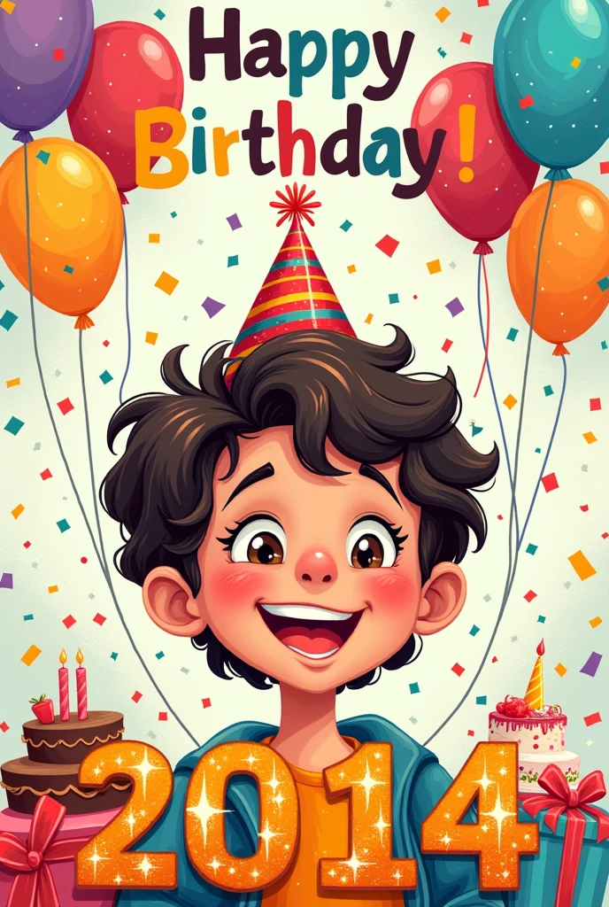 Student poster with birthday date