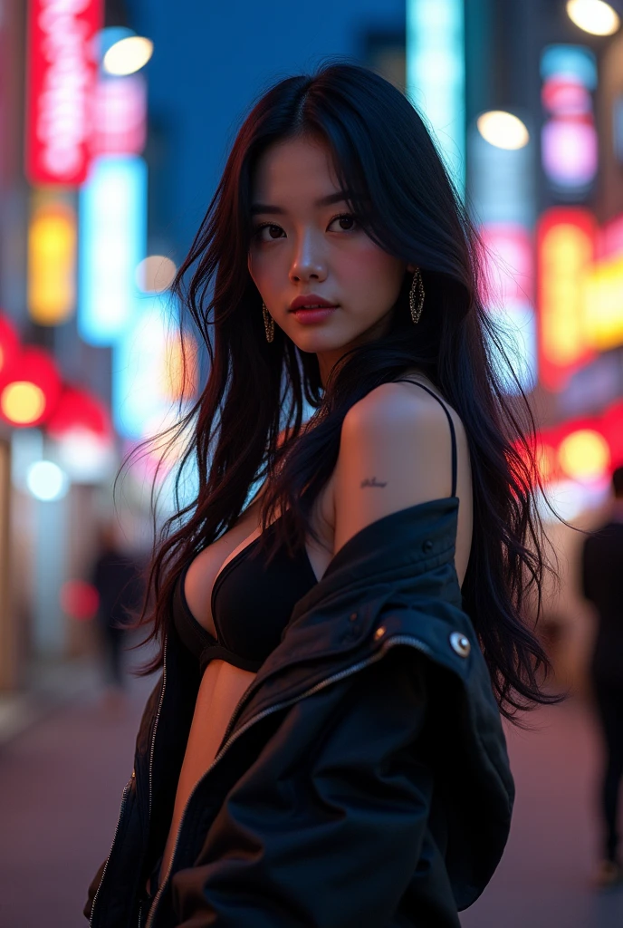 Hot Japanese girl big boobs prettier hd gorgeous with cool background