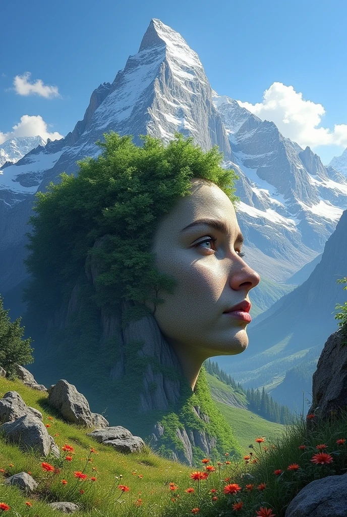 I want a mountain with Carol's face