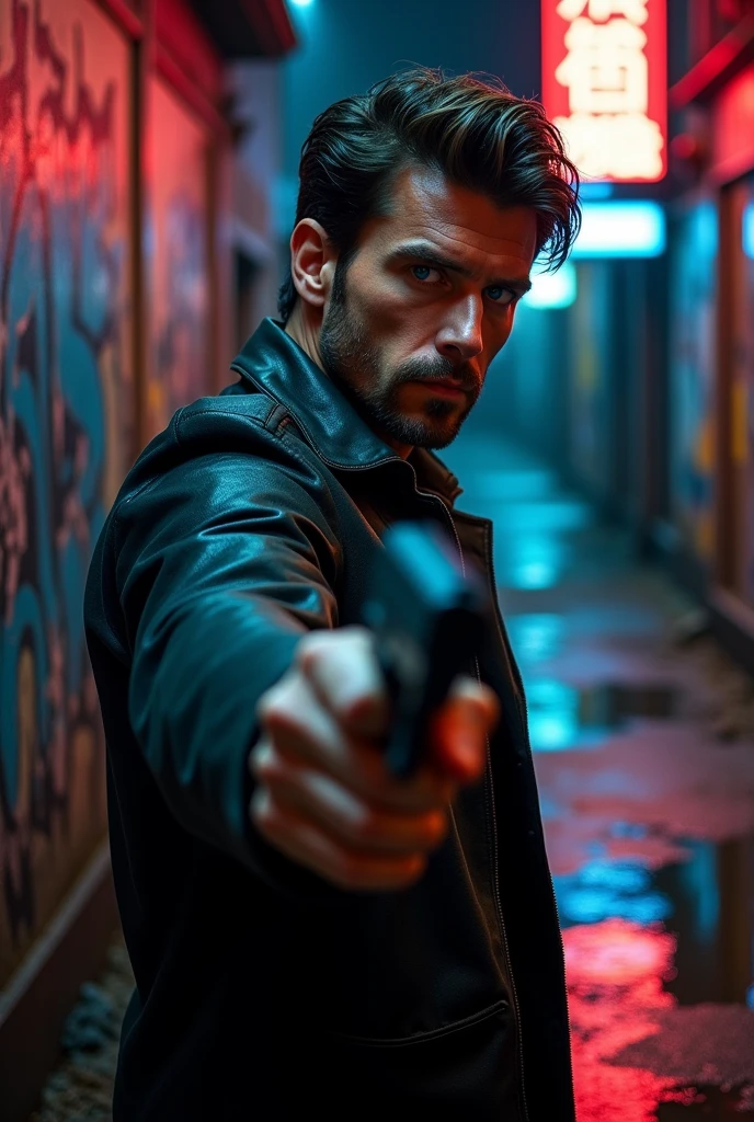 I want a man holding a gun Ff