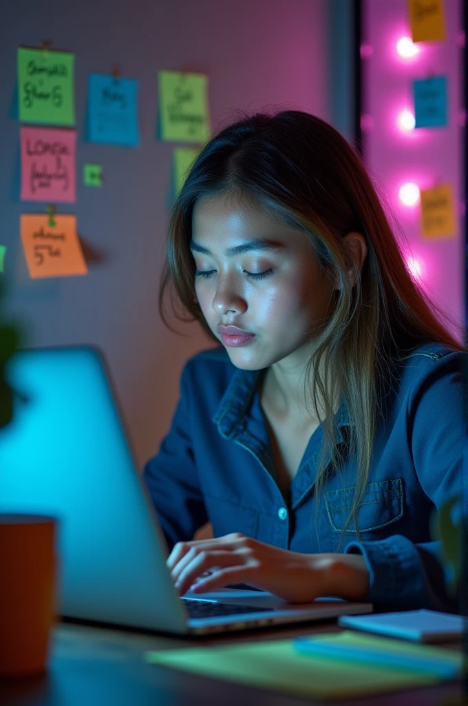A relevant image, such as coding related icon or a picture of a person coding 