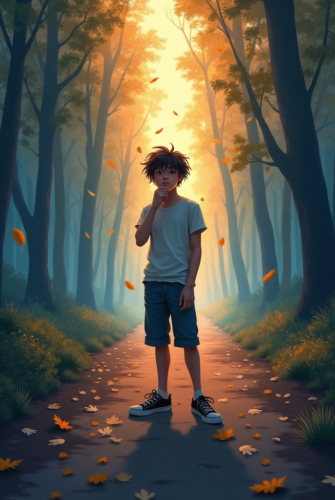 imagine an image that symbolizes the moment of making your decision