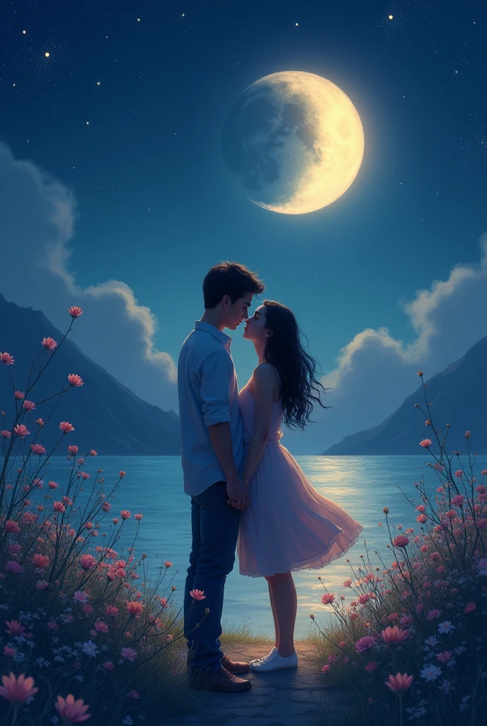 I have 2 line poetry which I want to dedicate to my gf and write तेरे बिना ये चाँदनी भी अधूरी है,
तू साथ हो तो हर रात सुहानी है।