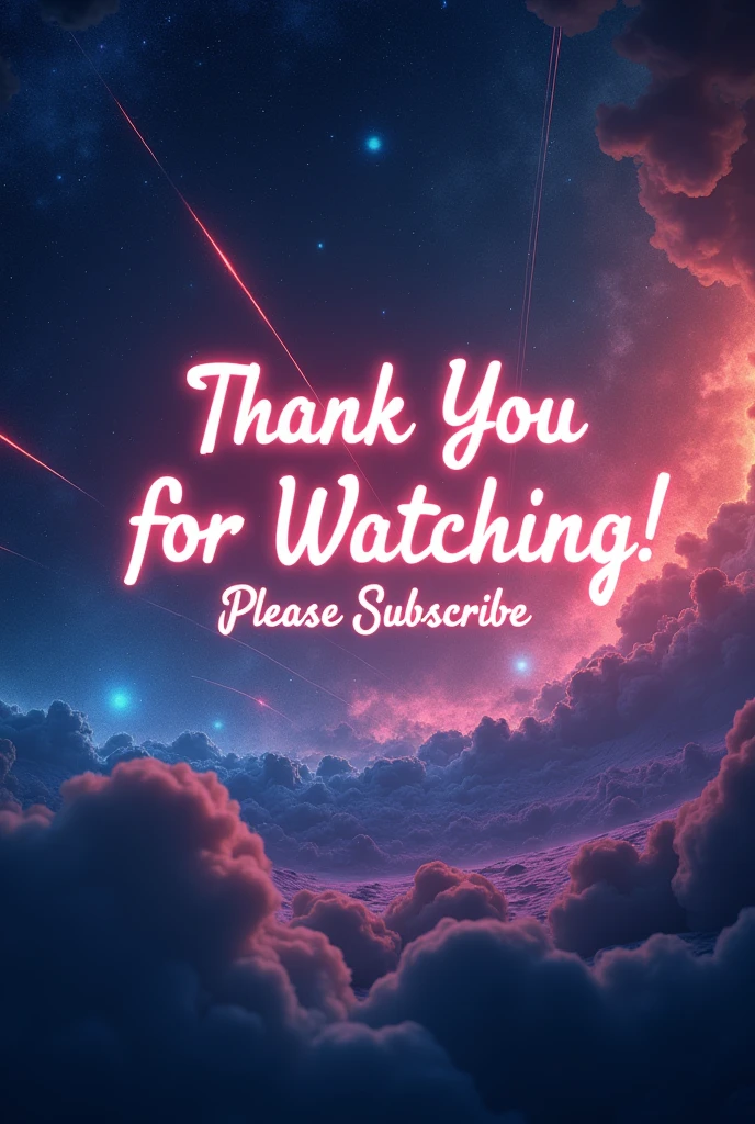 Image size 16: 9 with the text "thank you for watching please subscribe" in the image.