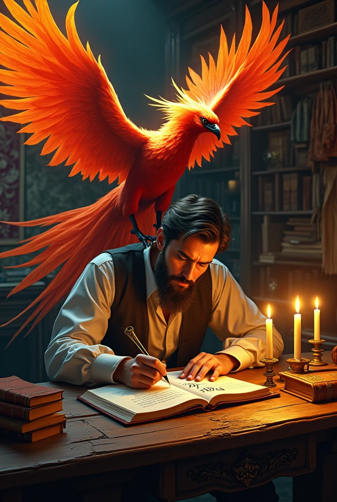 Phoenix,man,writeหนังสือ ,write"HYK86"