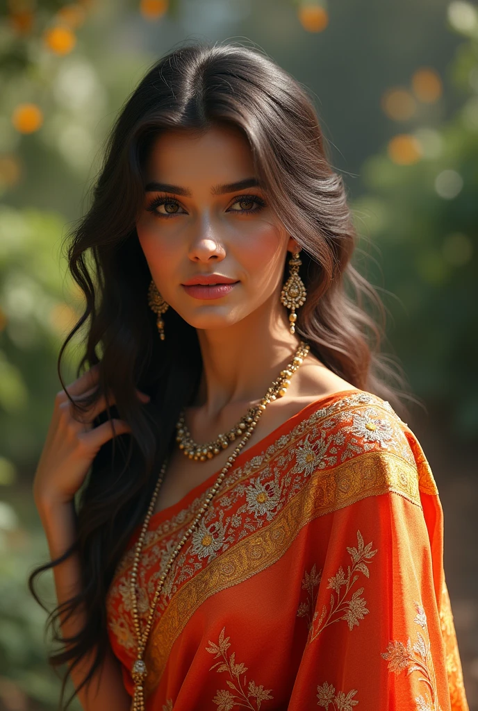Beautiful Woman in saree