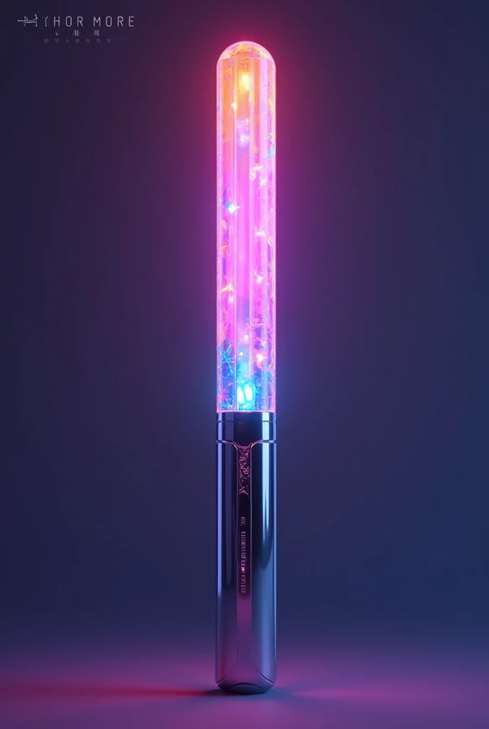 Lightstick de kpop feminina com o tema world of colors