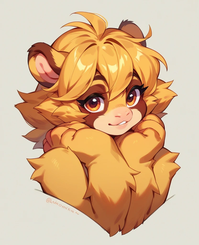 Animal monkey, golden monkey, golden fur monkey, golden skin monkey