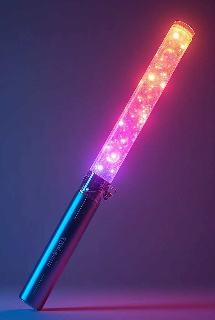 Lightstick de kpop feminina com o tema world of colors