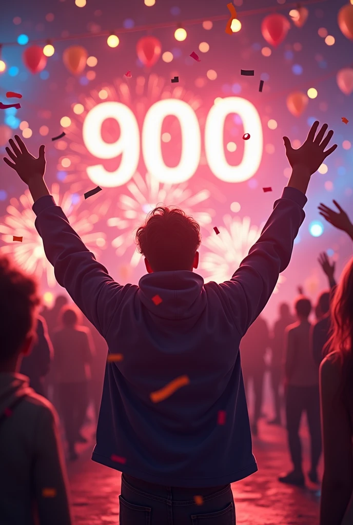 cont post:

*CANAL DO NN*

*900 SUBSCRIBERS!*

*We did it!*

[Confetti and balloons fall from the ceiling]

*THANK YOU FOR BEING PART OF THIS GAMING COMMUNITY!*

[Fireworks explode in the background]

*I AM GRATEFUL FOR YOUR SUPPORT AND ENCOURAGEMENT!*

[Camera zooms out to show subscriber count: 900]