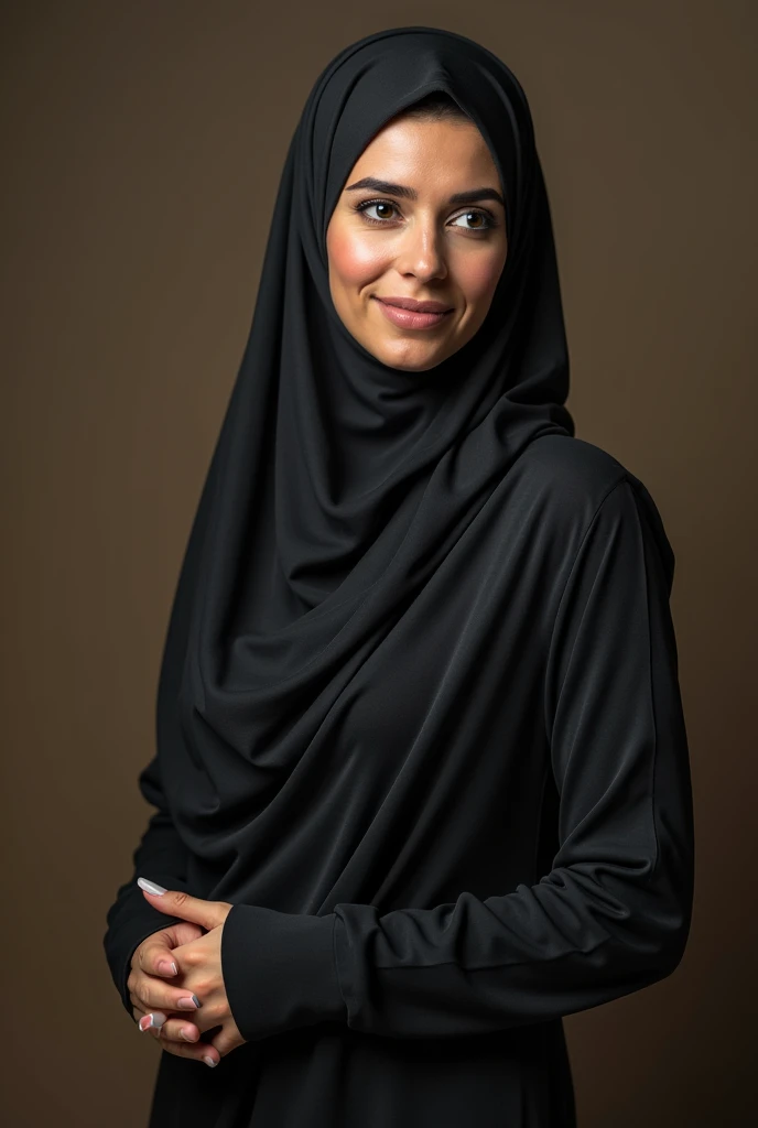 Hijab woman with visible  and pussy