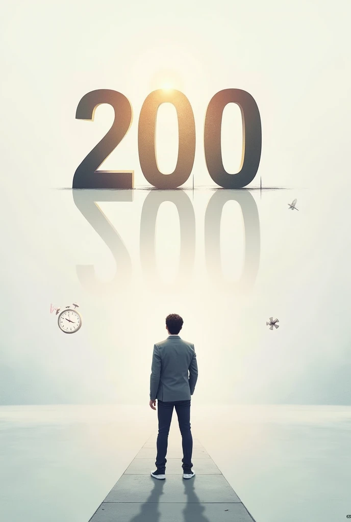 Create an image that highlights the number 200 and set a goal to reach that number by Sunday.