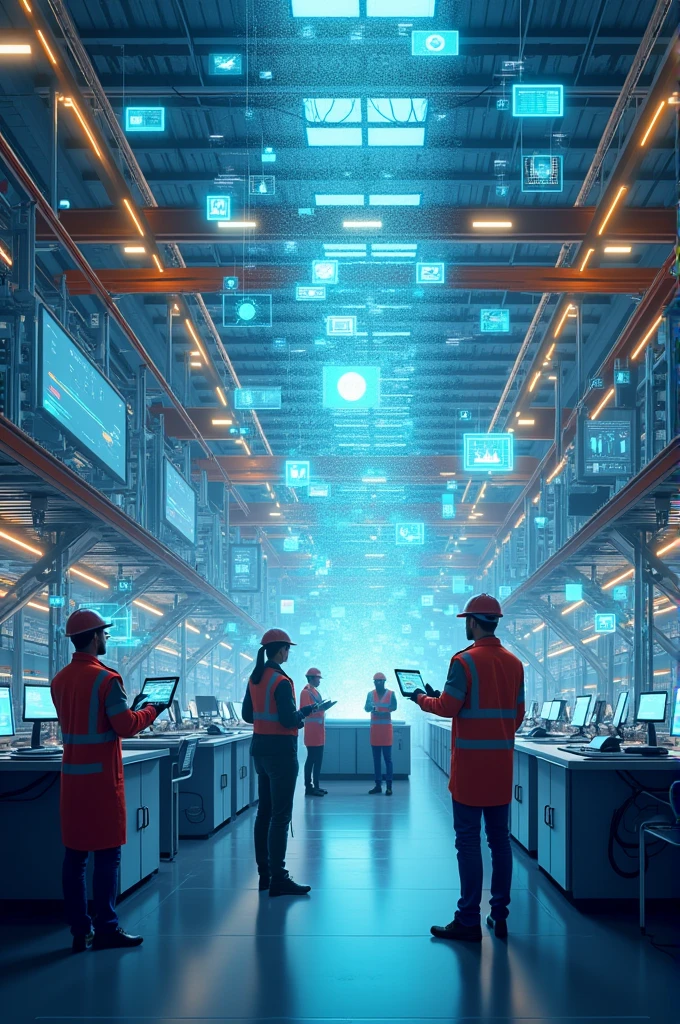 A picture showing how ICt Is incorporated in all industrial functions today