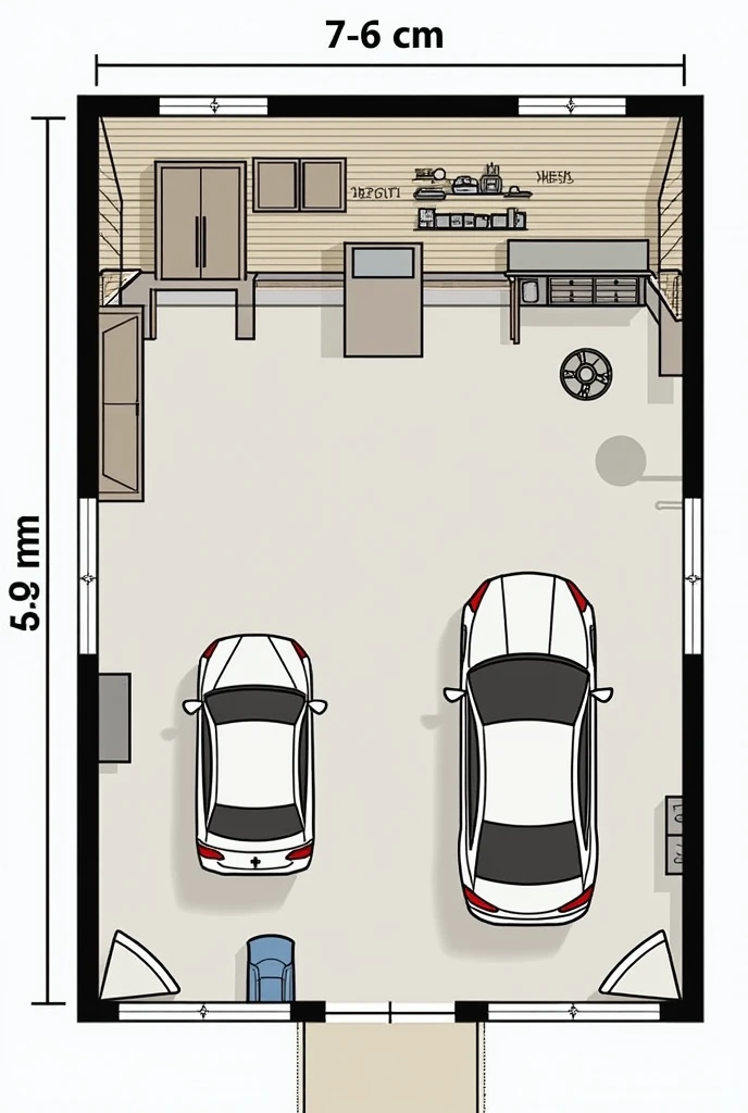 functional 30x30 garage layout