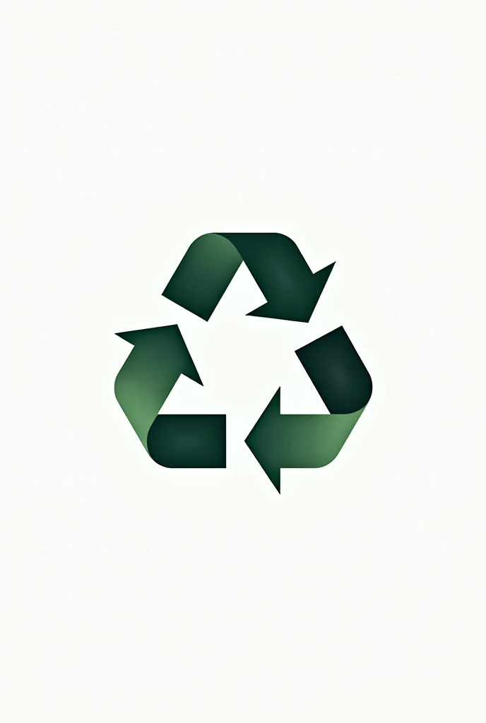 Logo brand with modern visual details highlighted by a plastic recycling industry called Sul Ambiental and located in the state of Santa Catarina, It is important that it has the recycling symbol, have shades of green and black