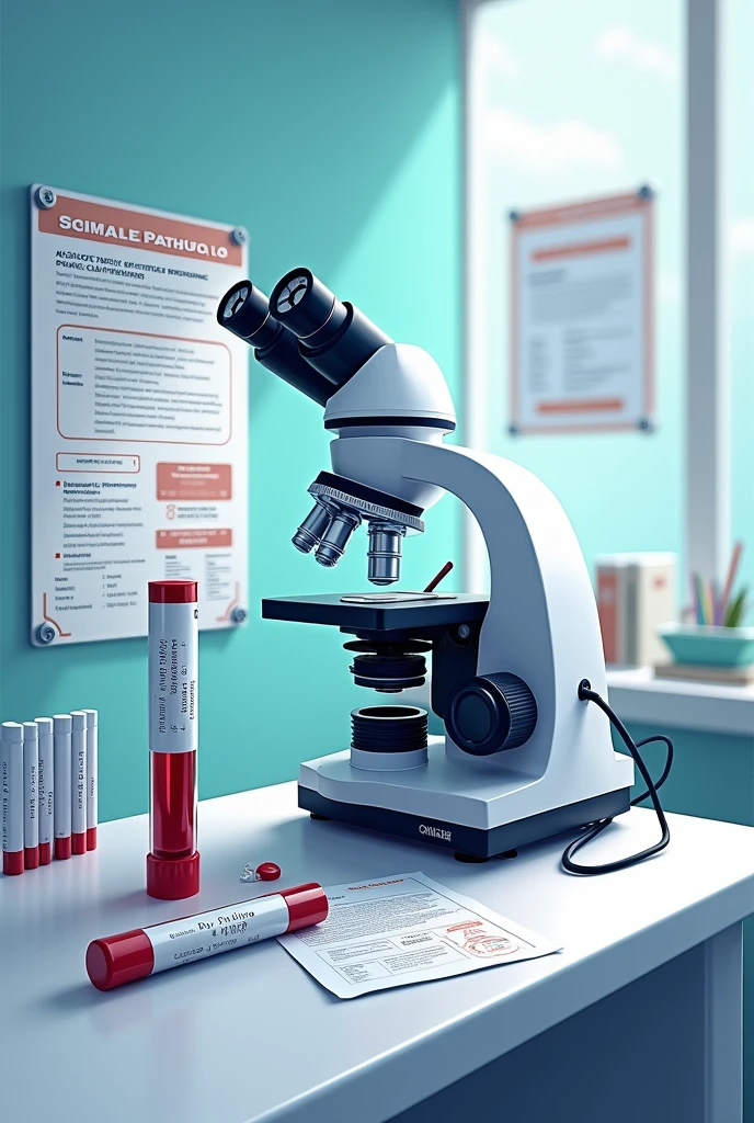 Microscope, enjection, blood test tube  , one poster write S.G.M. pathology 
Near dr bangali ji pesara kerakat Jaunpur 
Accurate caring instant 
Home collection faculty available 