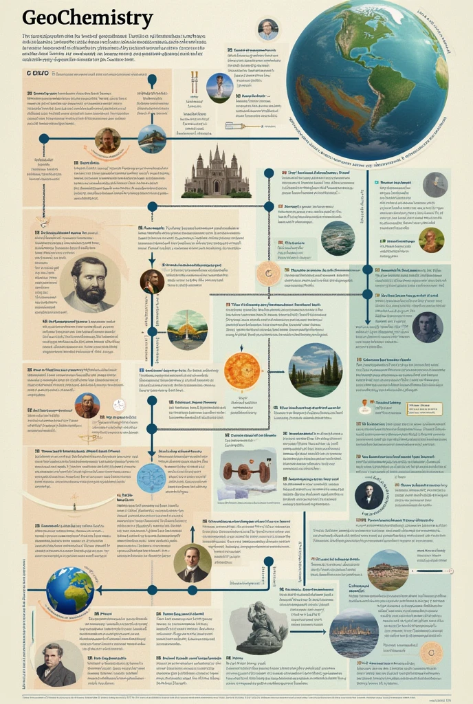 timeline of the history of geochemistry