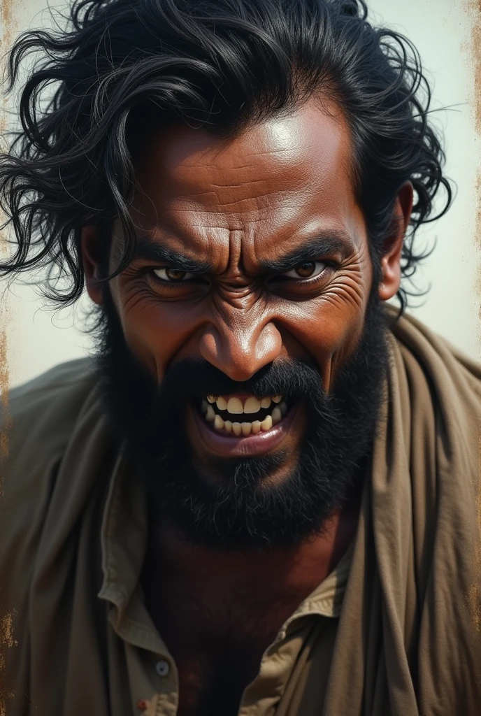 Angry Indian man