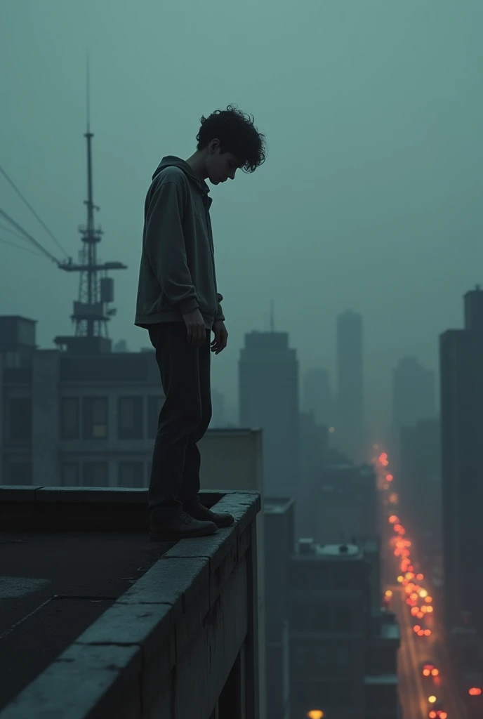 -yeld bojump of from rooftop to end his life
