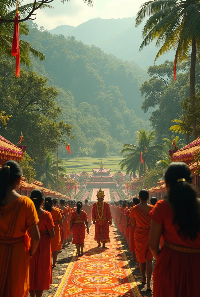 Onam season maveli comes to wayanad during the landslide flood period