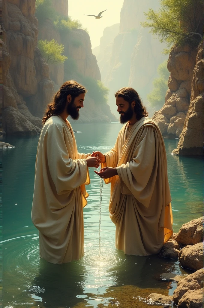 Story of the baptism of Jesus