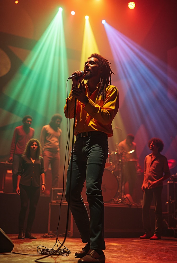 Bob marley singing in rainbow theater 1977
