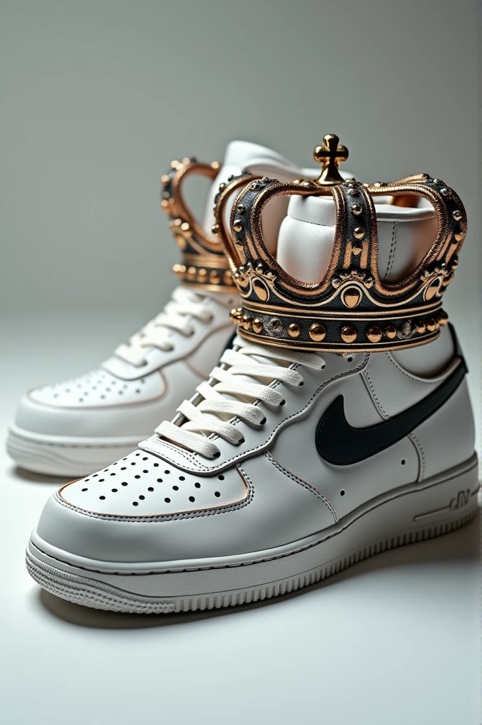 Sneakers and crown