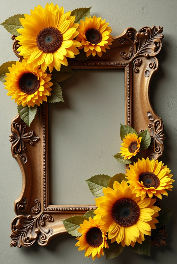Sunflower decorated frames