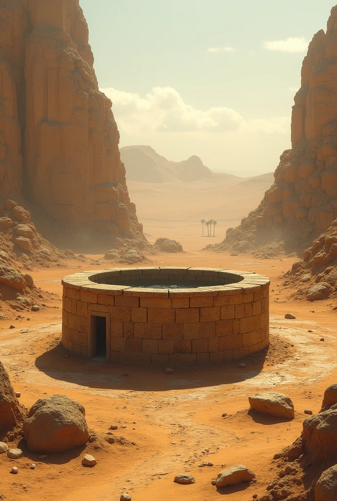 An image of a well in Egypt 

