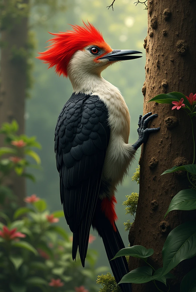 Create realistic woodpecker leoncio image