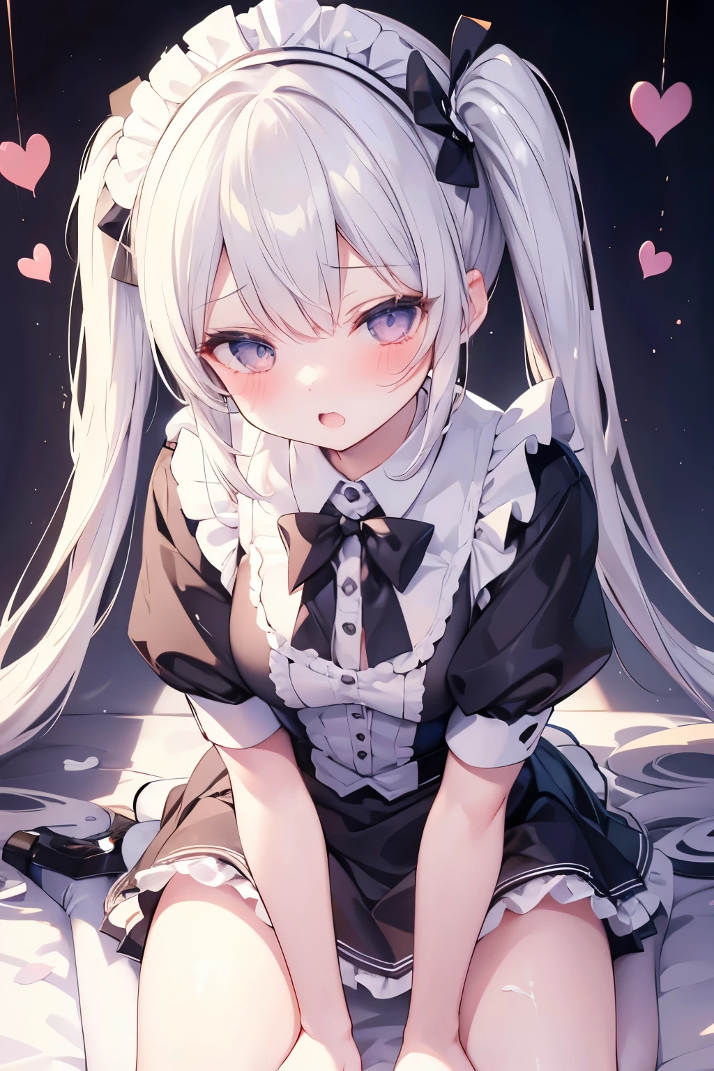 high school girl Creampie maid Twin tails sex halloween Being raped Climax semen naked Feels good heart Embarrassing blush Leaning forward Brat I'm coming