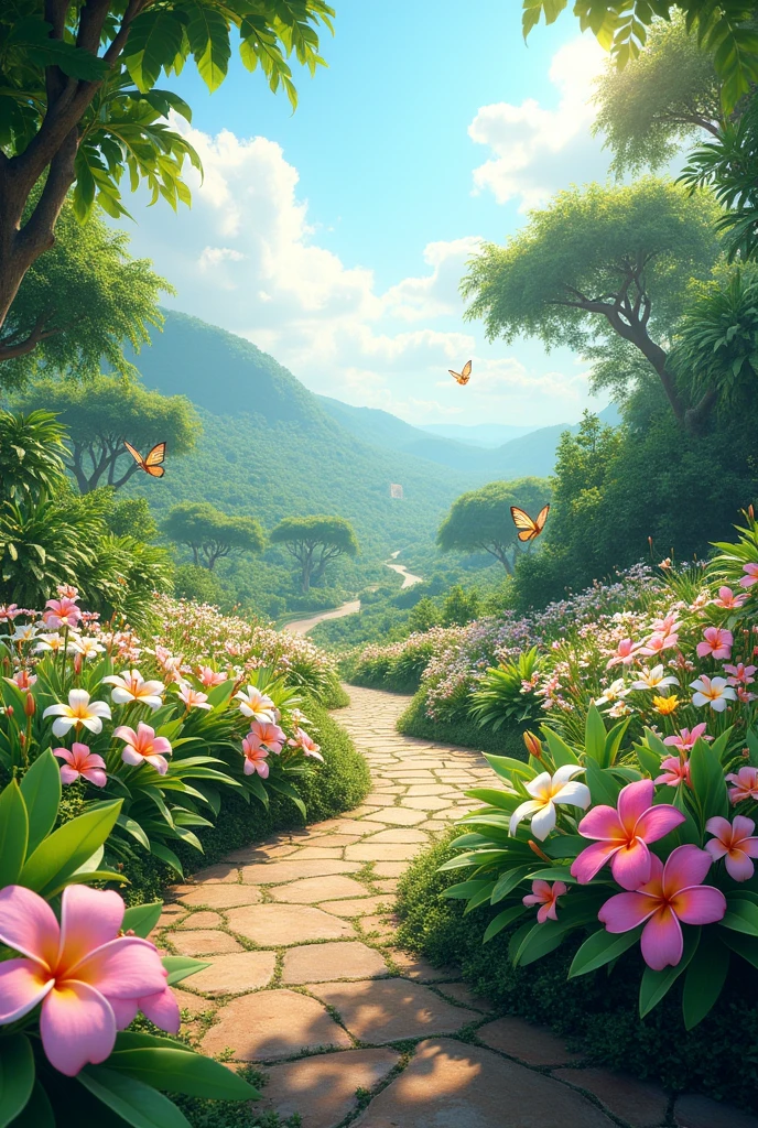 Plumeria flower garden Bangladesh