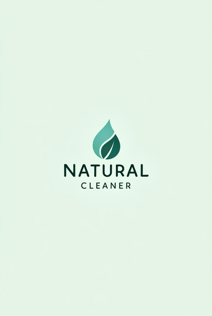 Natural desifectate logo the company is called Natural Cleaner now with a drop of water 
