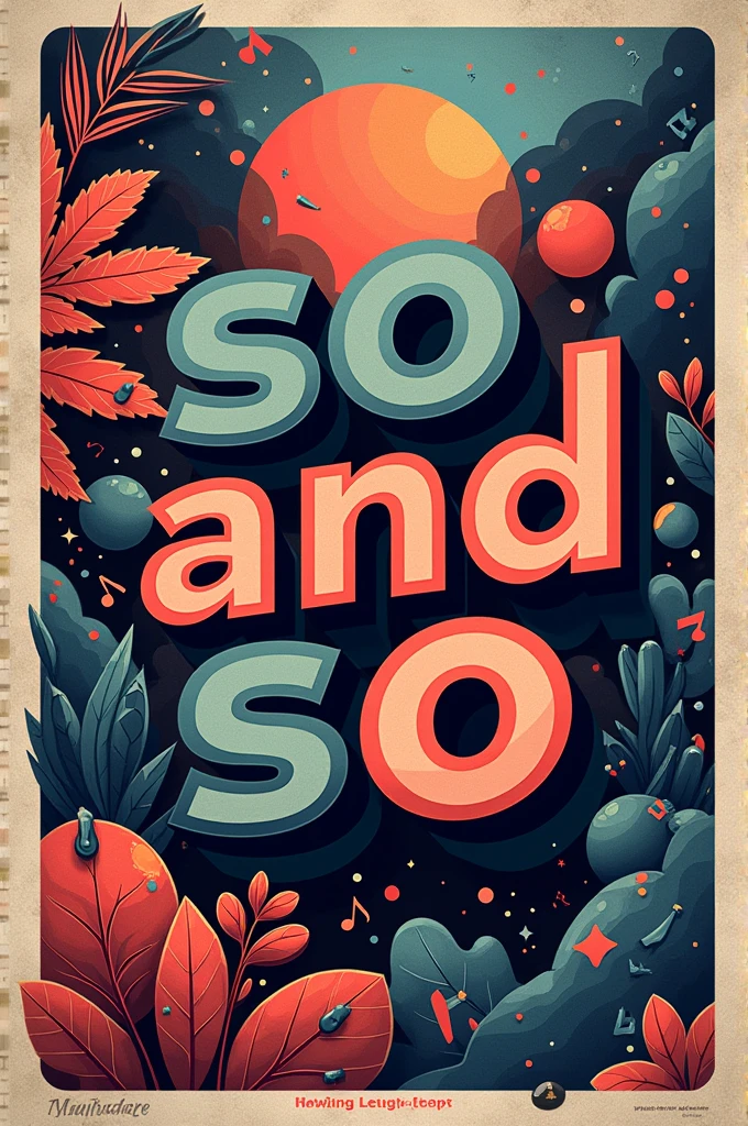 Create a logo-type image that says so-and-so and that includes all the musical genres and that also says something about FLYERS