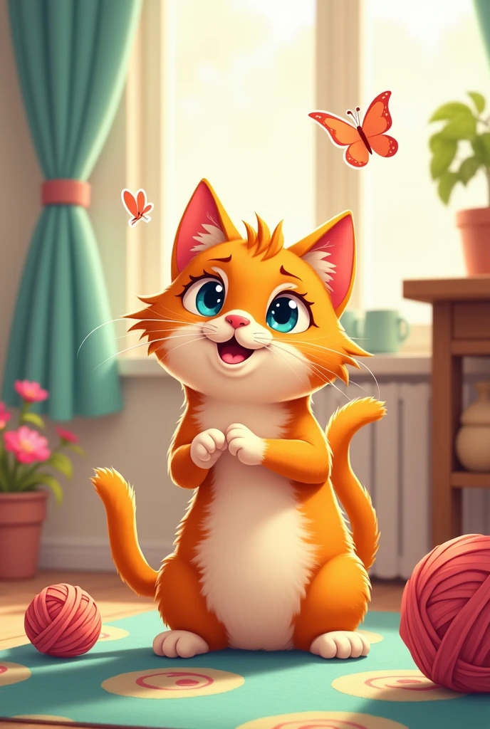 I want a cartoon of my cat