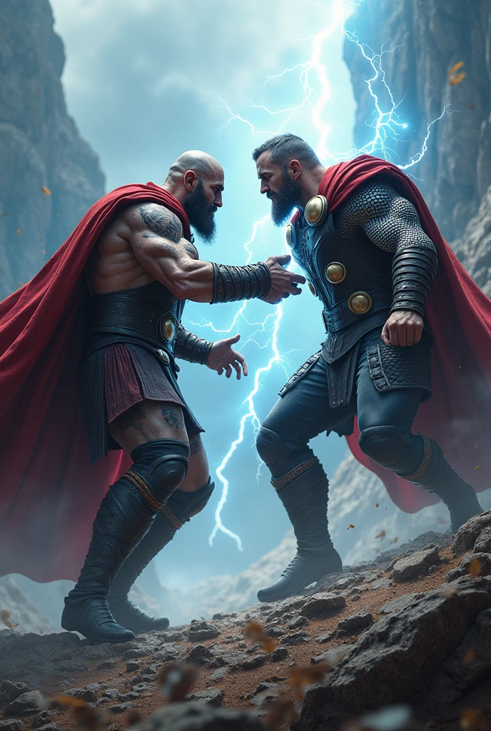 God of war Kratos defeat Marvel Thor
