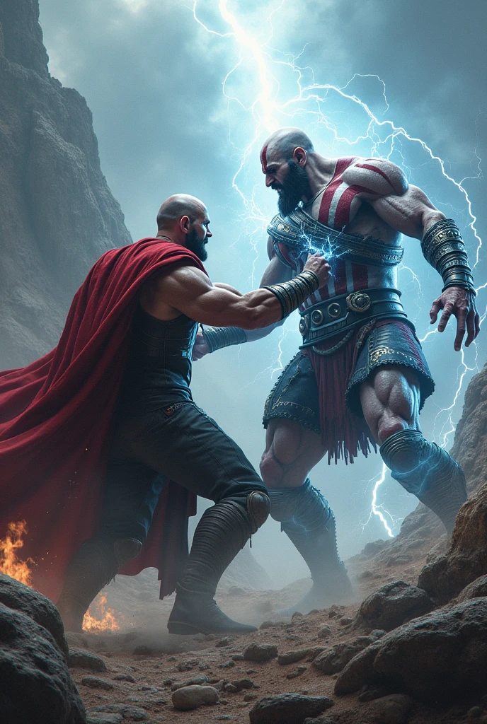 God of war Kratos defeat Marvel Thor
