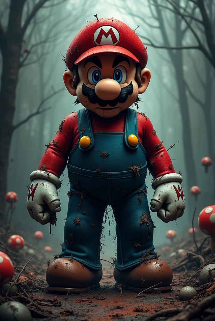 Mario bross darkness black metal